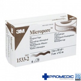 MICROPORE PIEL 5X10 C/6