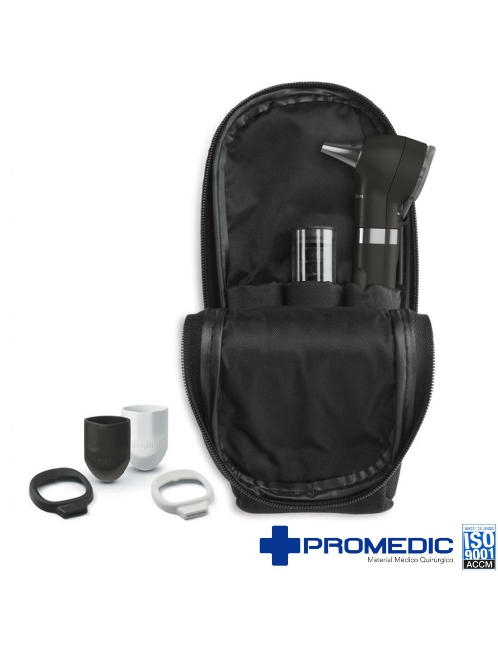 SET OTOSCOPIO POCKET+ LED ONIX NEGRO WA
