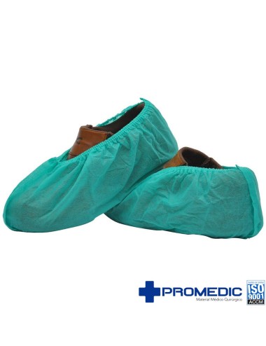 CUBREZAPATOS PLASTICO VERDES B/100