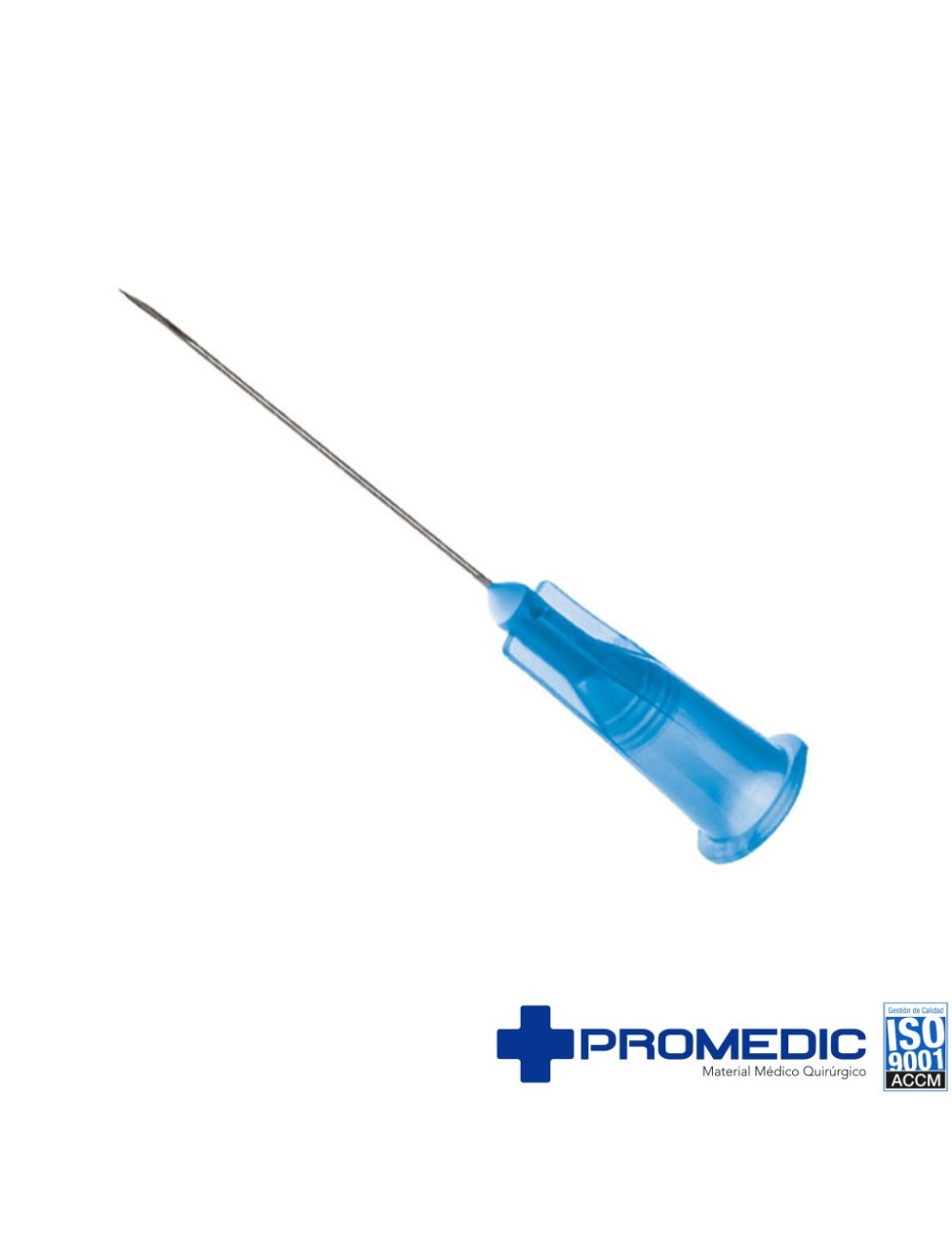 AGUJA 23G 25X0.6 AZUL C/100