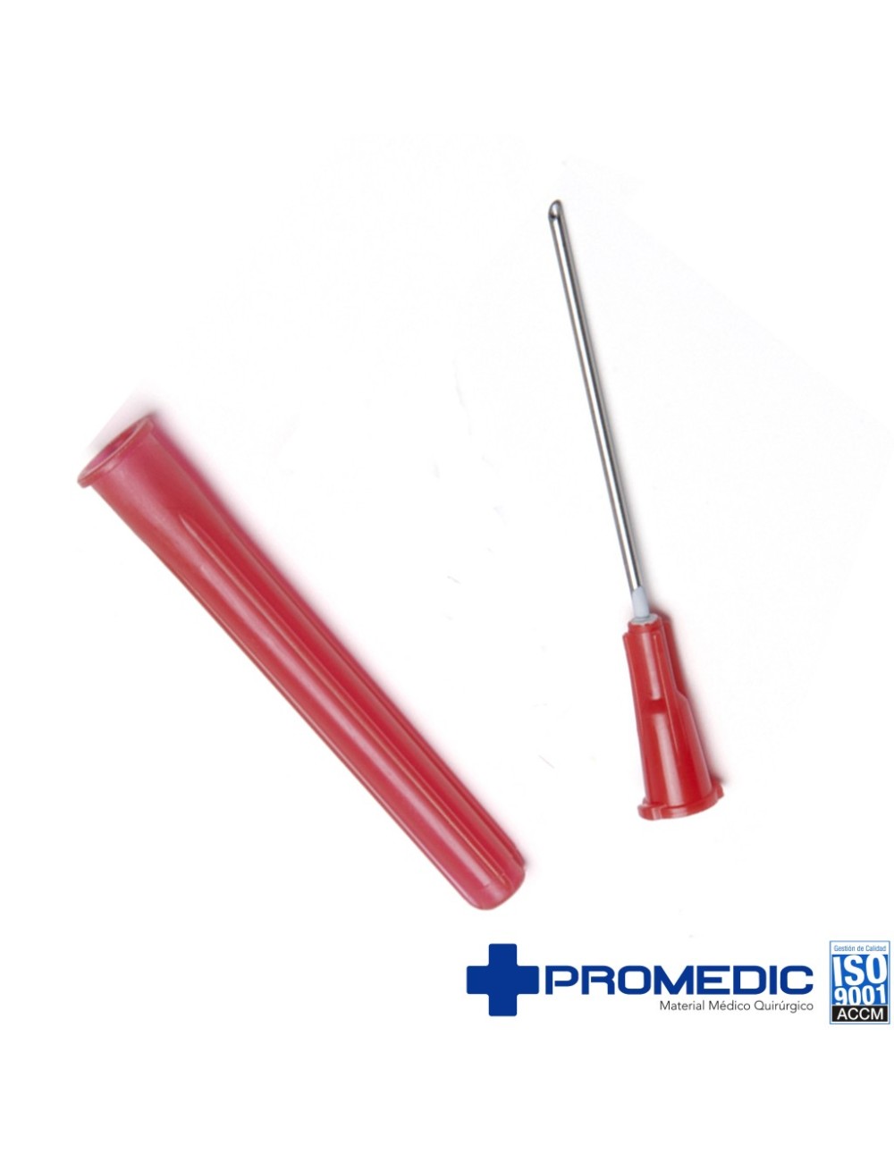 AGUJA 40x1,2 18G 1 1/2" CARGA ROJA C/100