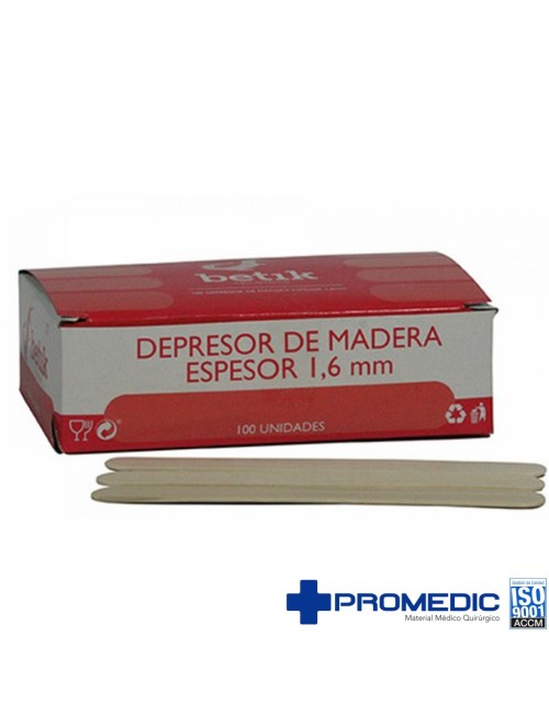 DEPRESOR LINGUAL 2,1mm C/100