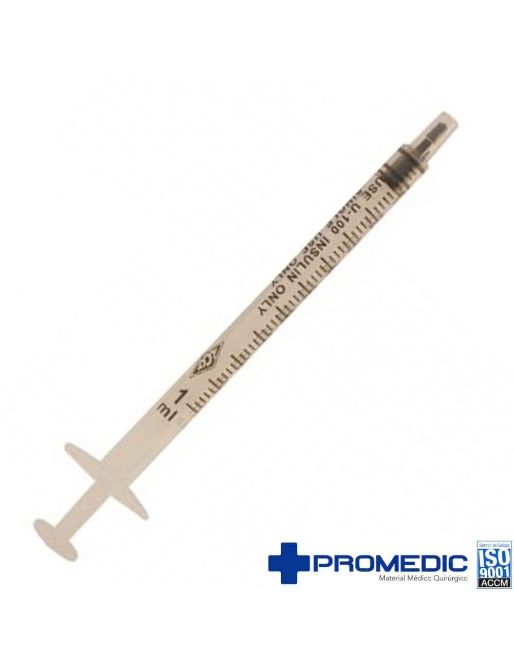 JERINGA 1ML INS. S/AGUJA S/ESPACIO MUERTO C/100