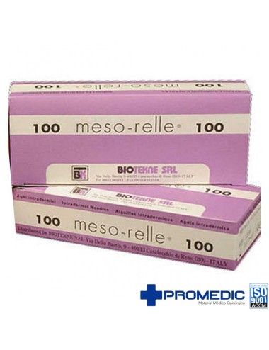 AGUJA MESO-RELLE 32G 0,23x12mm C/100