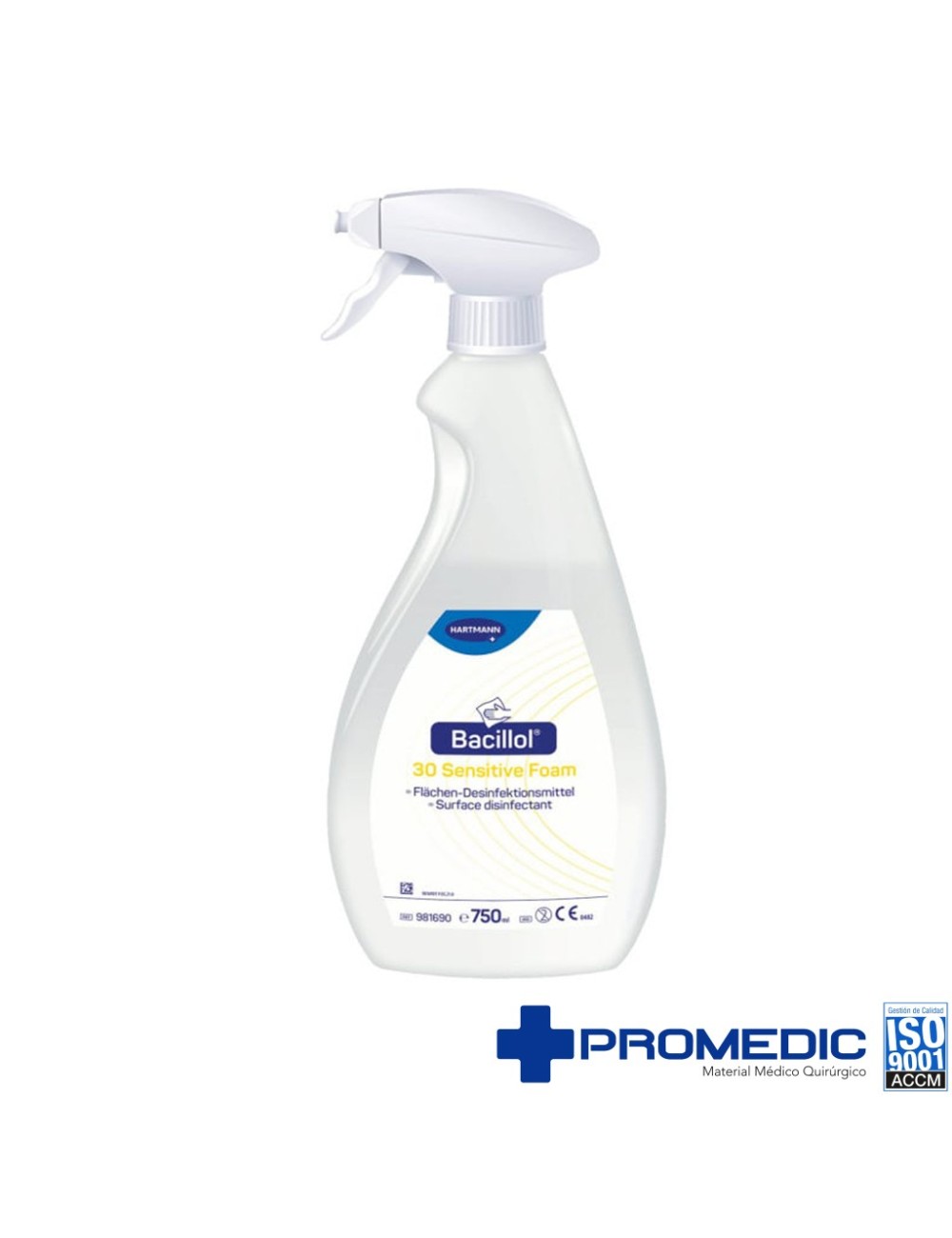 DESINFECTANTE BACILLOL 30 FOAM 750 ML