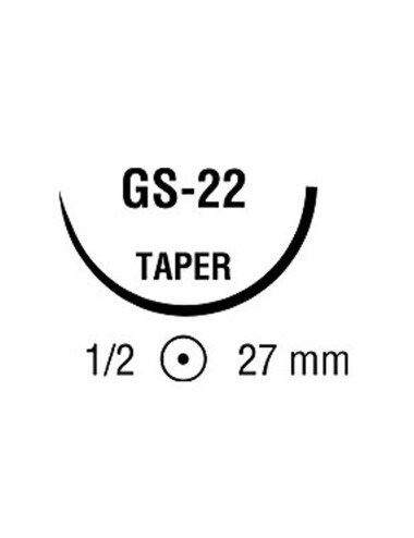 POLYSORB 1 VIO 1/2 27mm C 75cm GS22 C/36