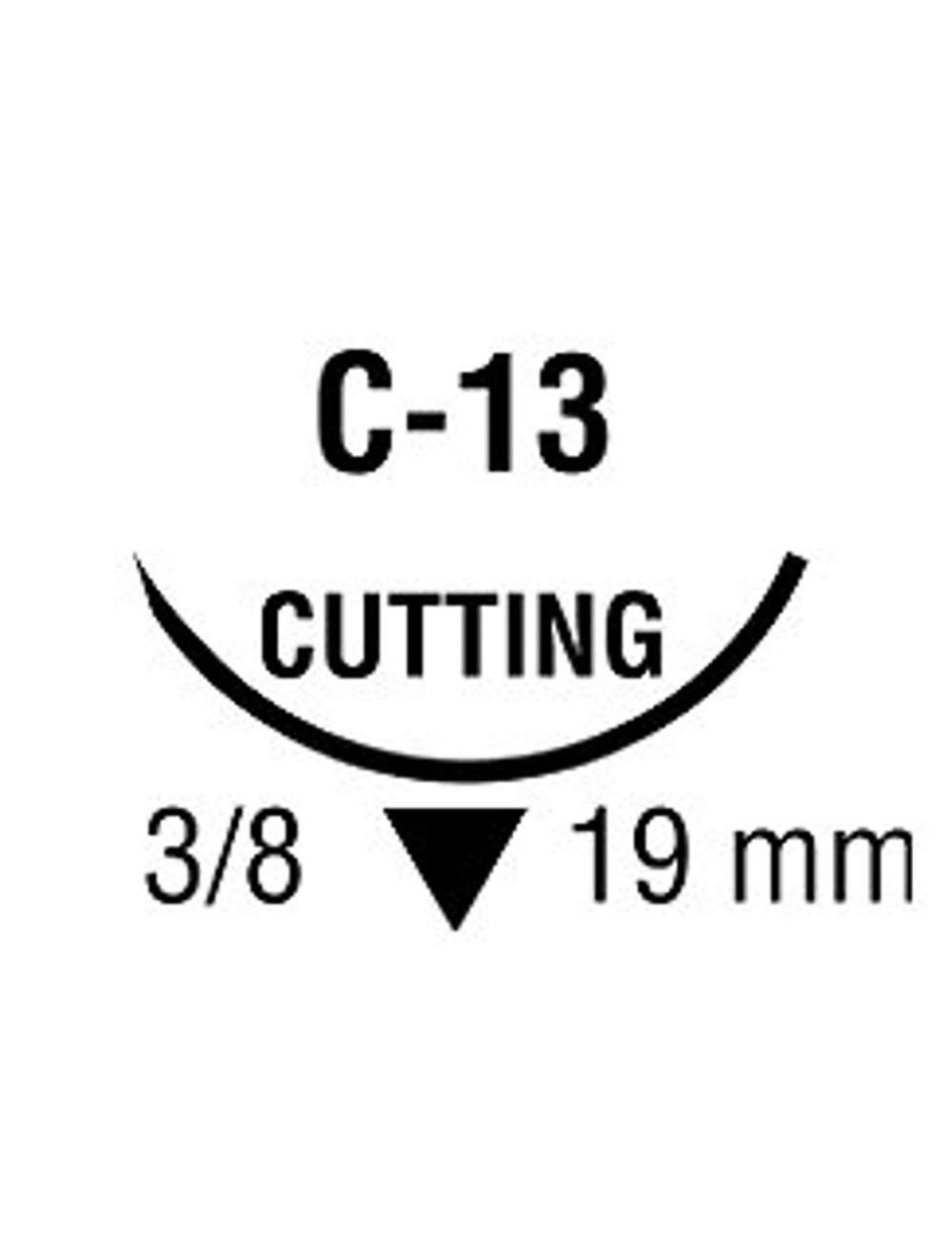 SOFSILK 0 NEG 3/8 19mm T 75cm C13 C/36