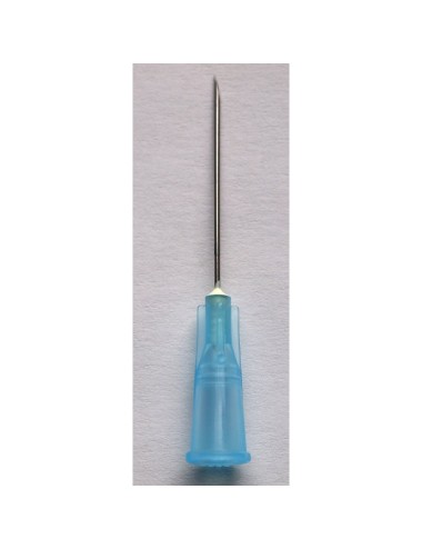 AGUJA 23G 25X0.6 AZUL C/100