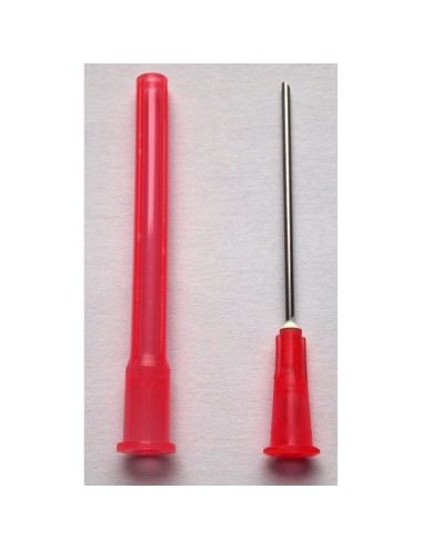 AGUJA 40x1,2 18G 1 1/2" CARGA ROJA C/100