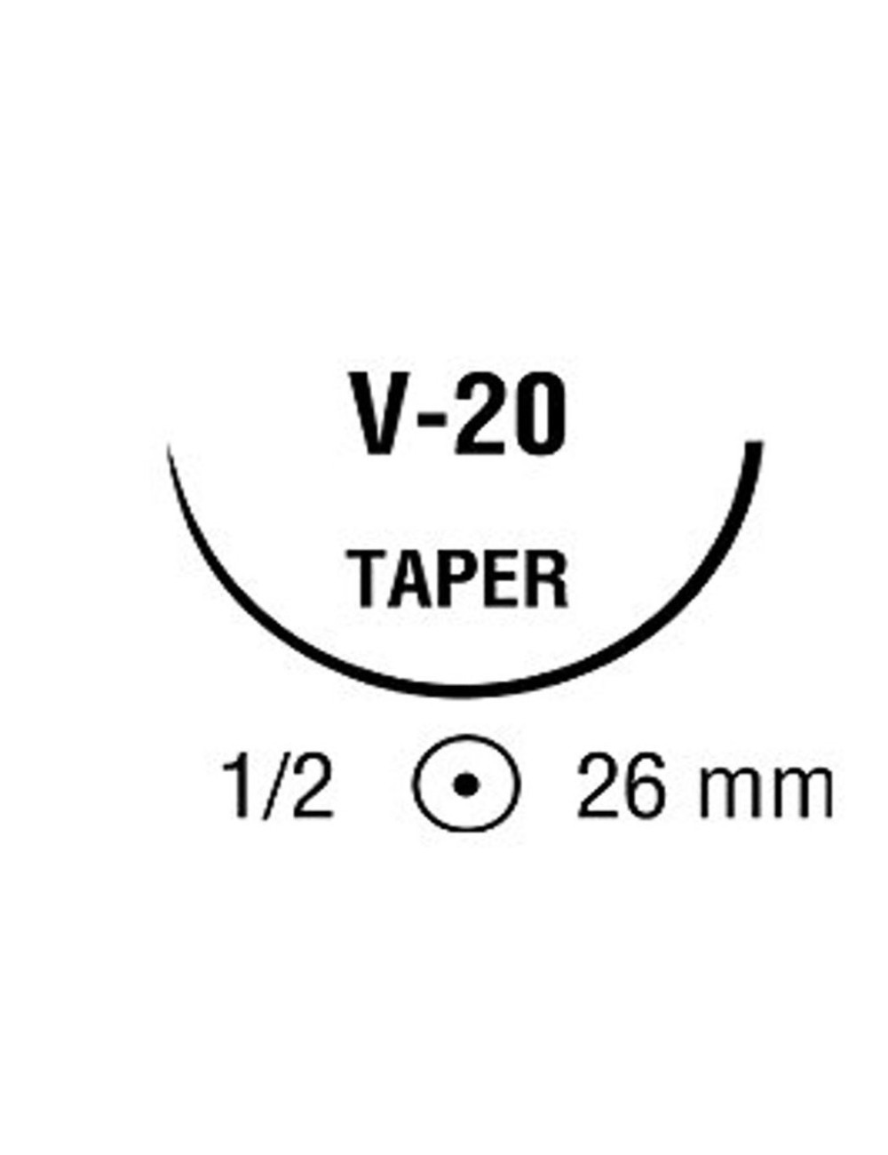 BIOSYN 3/0 VIO 1/2 26mm C 75cm V20 C/36