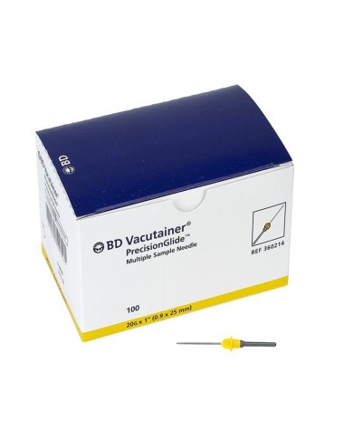 AGUJA VACUTAINER 20G 25x0,9 C/100