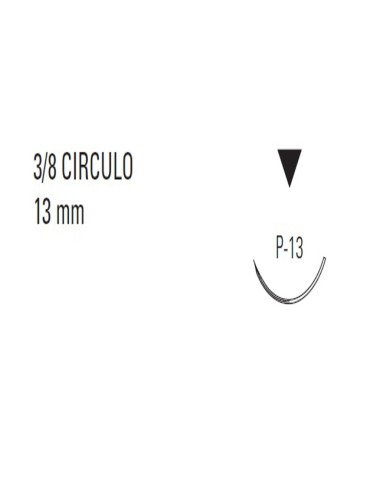 CAPROSYN 4/0 VIO 3/8 13mm T 45cm P13 C/12