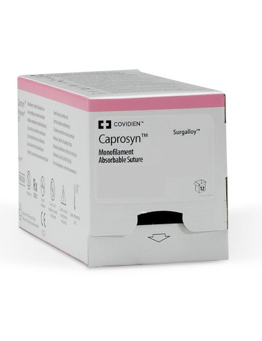 CAPROSYN 4/0 VIO 3/8 19mm T 45cm P12 C/12