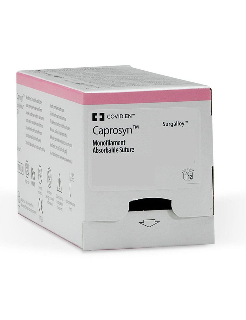 CAPROSYN 5/0 INC 3/8 16mm Dermax 45cm DX16 C/12